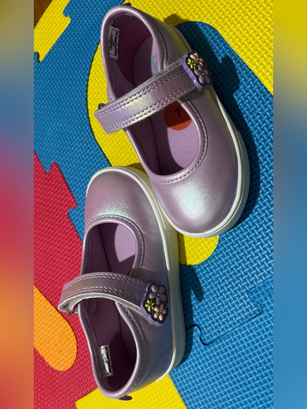 Girls' Shimmer Mary Jane Kids Shoes - Lilac
